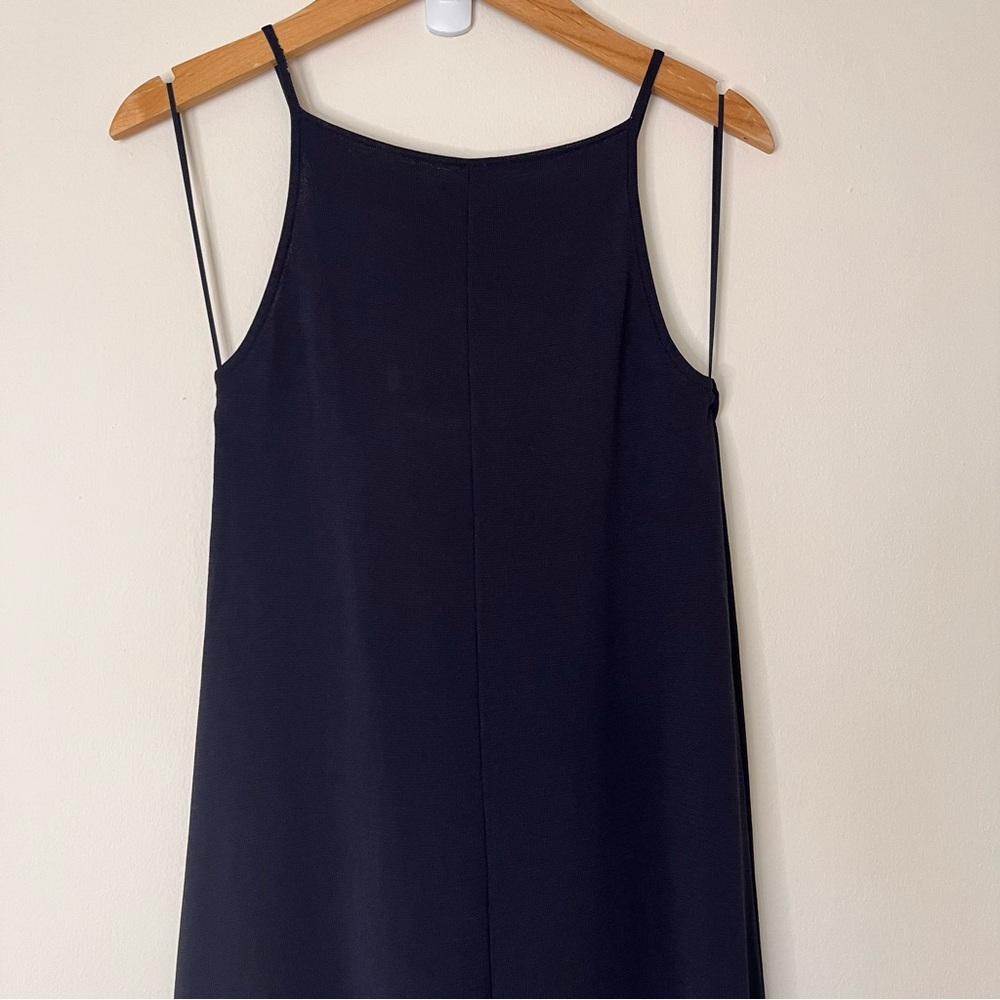 Zara Maxi Dress Size‎ Small Navy Sleeveless Classic Preppy - Picture 10 of 16